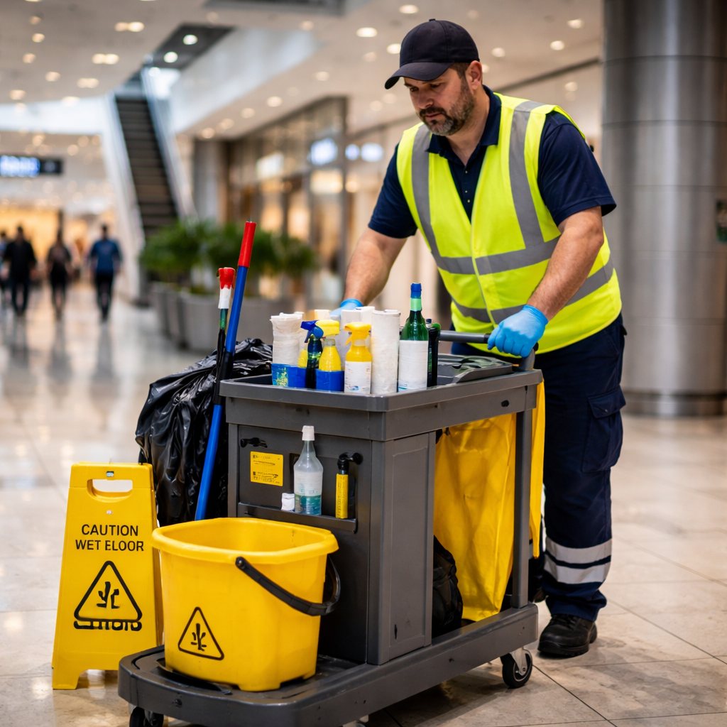 סטנדרט גבוה בניקיון קניונים