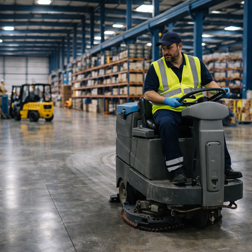 ניקיון אזורי תעשייה